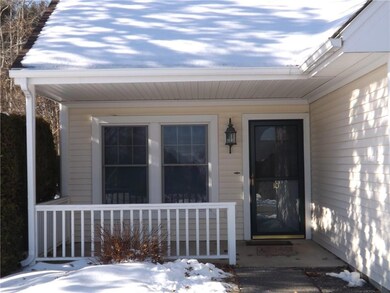 Main entry and covered porch.