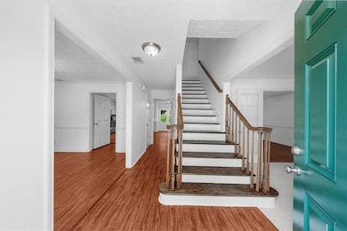 As you walk in, you will have the Dining room on your left, and the office with French doors that opens up to the fireside living room on your right.