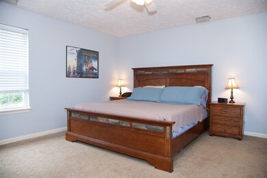 Large upper level master suite.