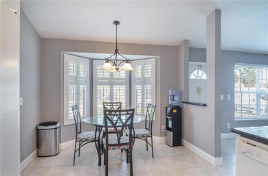 A lovely Bay Window with Plantation Shutters creat