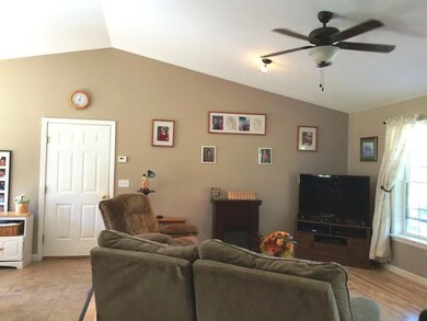 The family room area has laminate...
