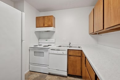 Kitchen with convenient dishwasher