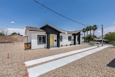 View of front of property with stucco siding