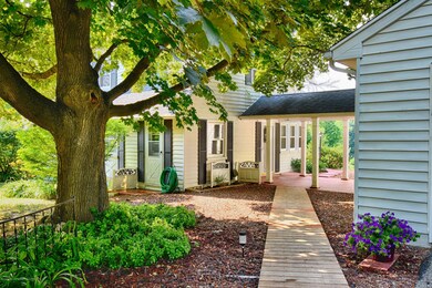 Walk way to main entrance