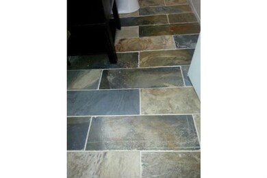 Bathroom. Tile Floor In Bathroom
