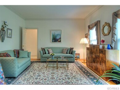 Over-sized formal living room is perfect for curli