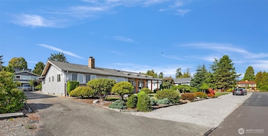 Abundant parking, front and back