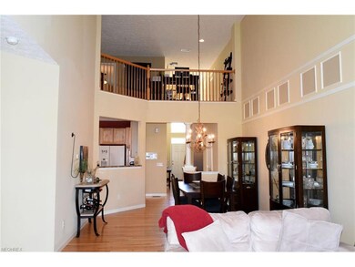 Soaring ceilings and an open concept add to the ea