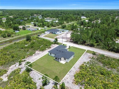 Drone / aerial view of a heavily wooded area