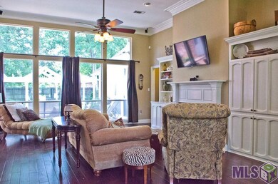 Overlooks beautiful back yard