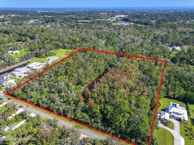 Aerial of 10 Acre Parcel on N Roscoe