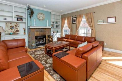 Exterior Front. Inviting living room with wood bur