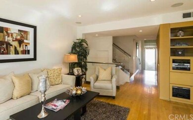 Family room enjoys surround sound system, recess l