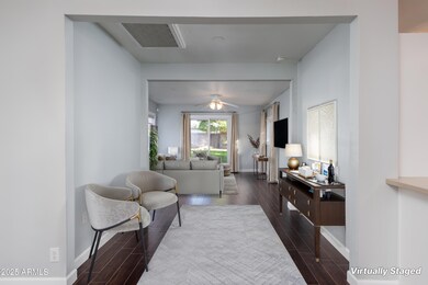 Living room - virtual staging