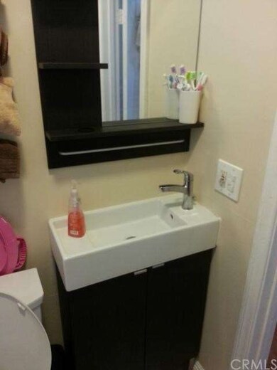 New Vanity, Sink, mirror, and toilet
