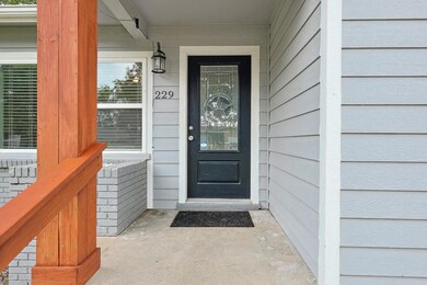 Covered front porch