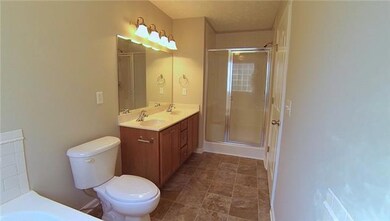 Double Vanity in Master Bath.