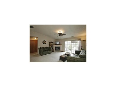 Great Room. Great room showing fireplace and glass