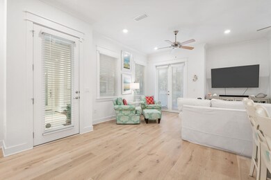 Hardwood floors and natural light
