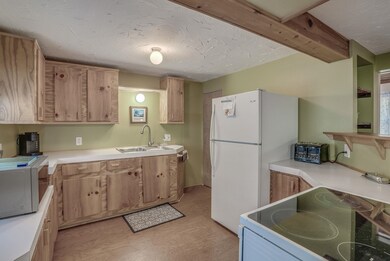 Enjoy these custom cabinets in this open concept kitchen
