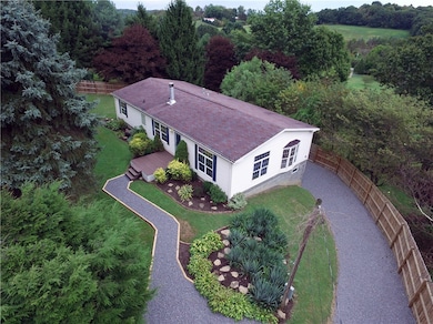 Fenced Yard with Gates to Lower Yard, Driveway Wra
