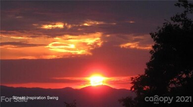 Sunset view from upper potential house site