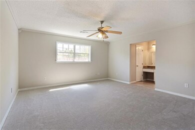 Master bedroom with new carpet