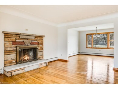 Living room looking into dining room