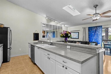 Open living, dining, and kitchen