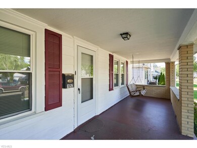 Awesome front porch for relaxing.