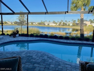 Custom Pool with stunning lake views