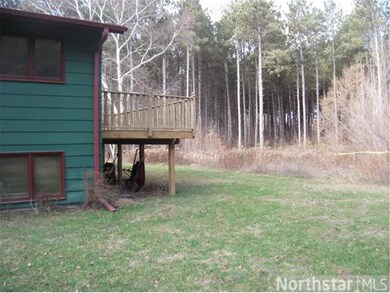 wooded back yard, over 2 acres