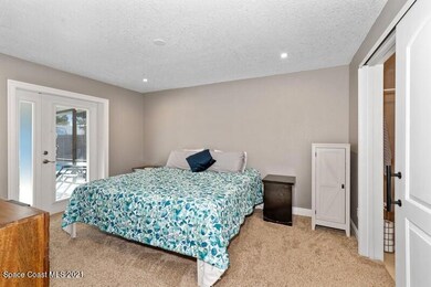 Master bedroom goes to pool