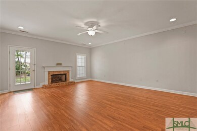 Living Room with Gas log Fireplace