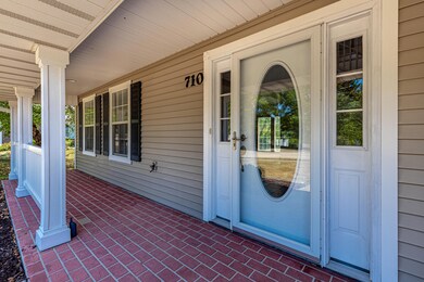 Brick porch
