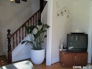 Foyer. First floor has hardwoods in most rooms.