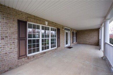 Large relaxing rocking chair front porch