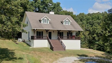 This large front porch is 44 feet long providing lots of space for outside covered entertaining.