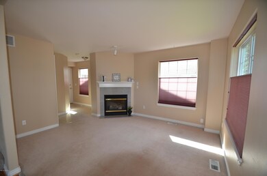 Living room with gas fireplace