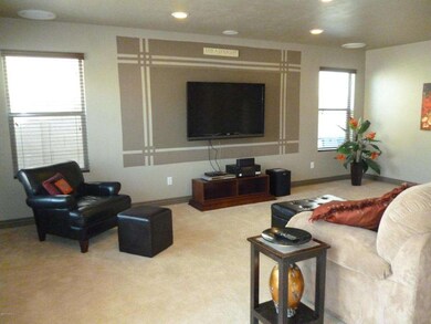 Living area with entertainment area