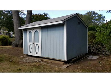 View. Rear Exterior/ Shed View