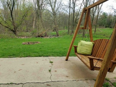 Rear yard from covered patio.