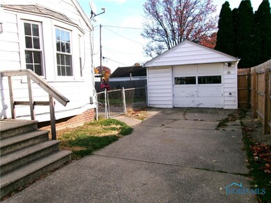 Driveway to garage
