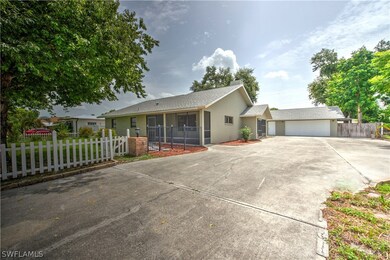 Ranch-style house with a garage