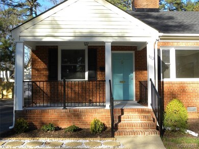 Front Porch with New Aluminum Rails and New Stepping Stone Walkway