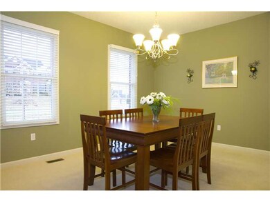 Dining Room. Formal Dinning room with trendy dcor.