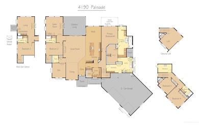 View of floor plan / room layout