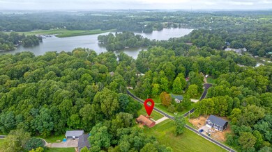 Aerial view of property