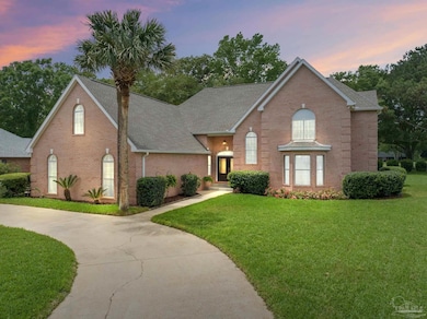 Circular Drive and Mature Landscaping