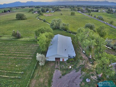 Aerial View of Barn